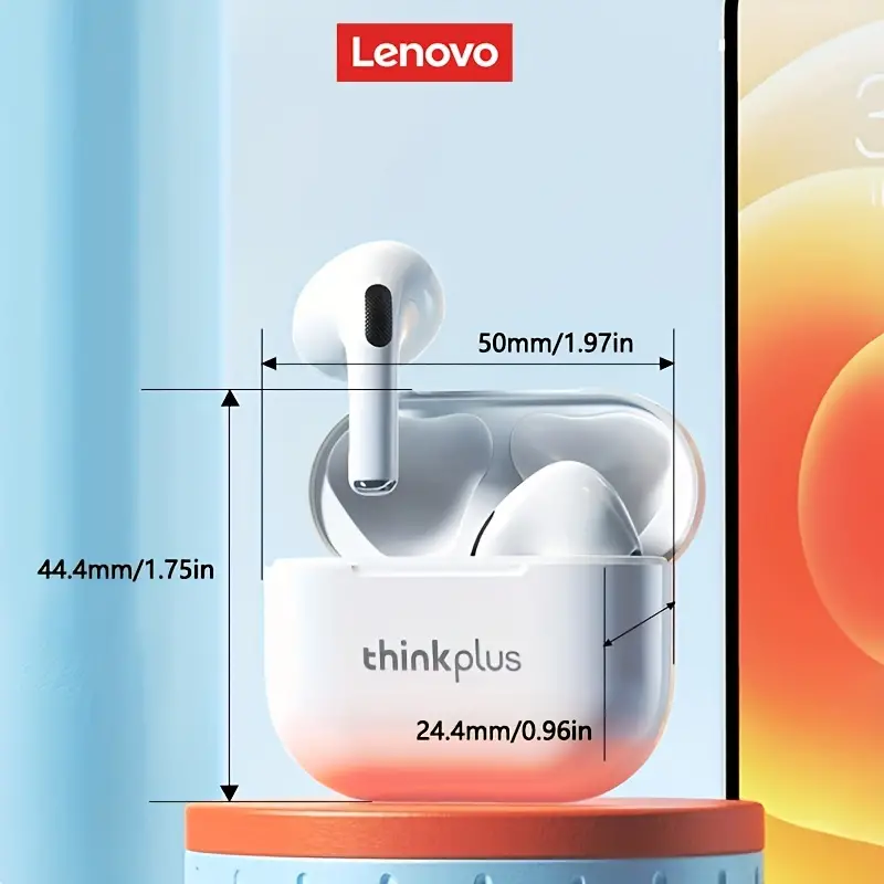 Lenovo ThinkPlus LP40 TWS Auriculares Inalámbricos Negro Blanco Color Deporte Juego Música